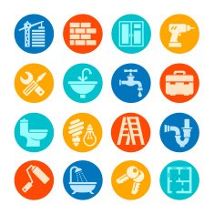 Home-repair-web-icon-set