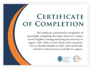 Senior Resource Connect Certificate